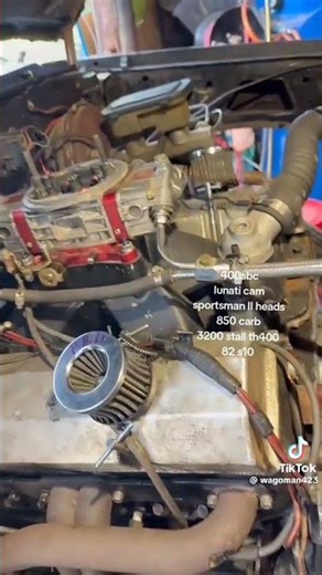 😍 I love a 400 small block Chevrolet. #chevrolet #truck #v8