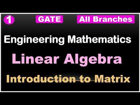 GATE | TRB | Engineering Mathematics for All Branches |Linear Algebra in Tamil |Matrix Introduction