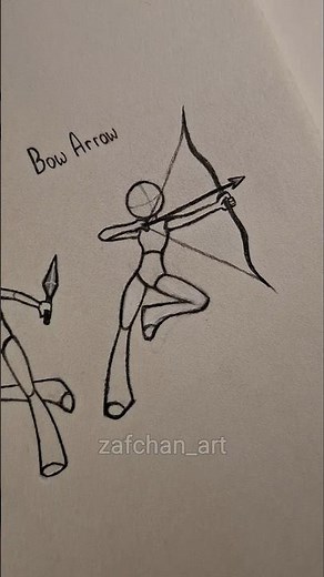 How to draw body with different weapons ✨️ #drawing #tutorial #howtodraw #art #shorts