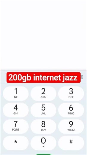 Jazz 200GB Internet Package Code | Free Jazz Internet Trick 2026 #shorts