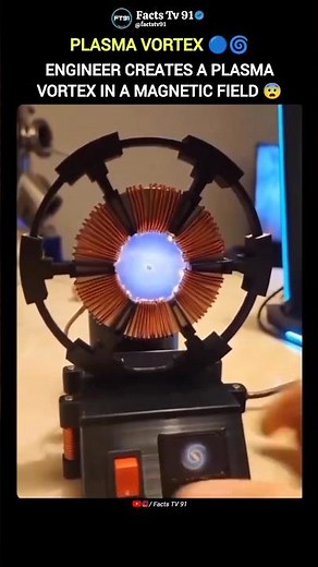 Plasma Trapped by Magnetism 😳