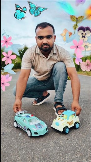 Remote Control Public Car And Police Car Power Checking🔥