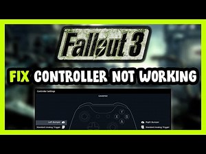 FIX Fallout 3 Controller/Gamepad Not Working on PC