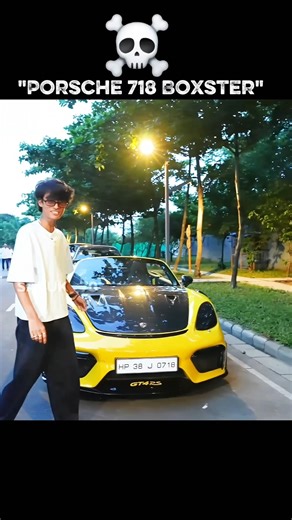 PORSCHE 718 BOXSTER"☠️☠️ ft‪@AyushBhandari‬