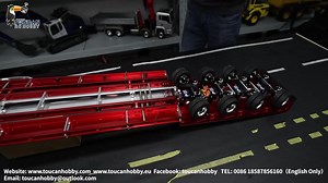 5.6K views · 208 reactions | How to addjust wheels turing angle and direstions for 1/14 RC Semitrailer Variable Width With LED System. | Toucanhobby | Facebook