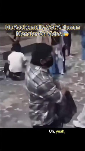 He Accidentally Got A Human Monster On Video 😰 #disturbing