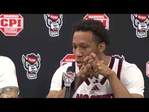 NC State's Darrion Williams, Quadir Copeland discuss blowout loss to Duke