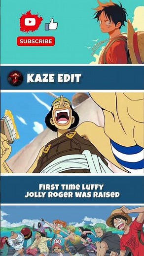 luffy jolly roger first time raised
