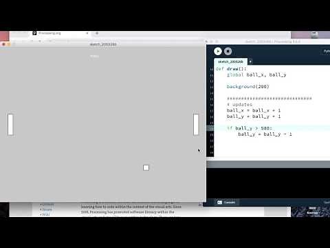 Pong: Start to finish build in 60 minutes.