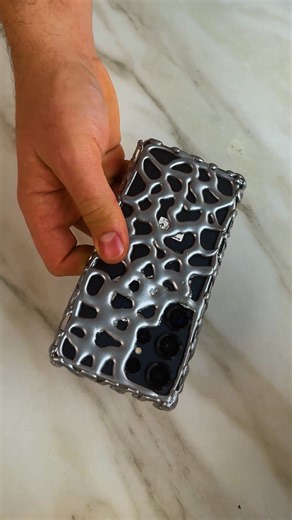 DIY phone case from hot glue ✨ | Magic Hands Creations
