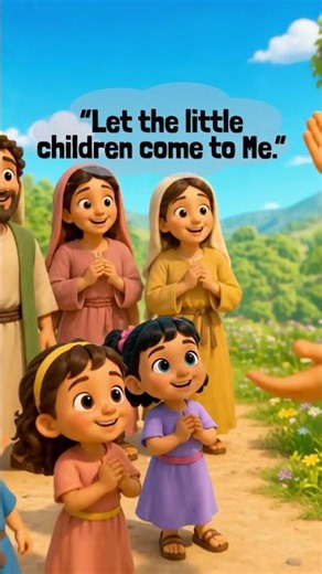 Jesus Loves the Little Children 💛 | Bible Story for Kids
