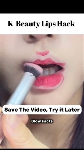 Korean Makeup Tutorial for Beginners:Glossy Glass Lips Step by Step#KoreanMakeup #GlassLips #KBeauty