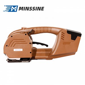 [Hot Item] Large Capacity Two Battery Paper Box 16-19mm Battery Strapping Tools Semi Automatic Strapping Machine