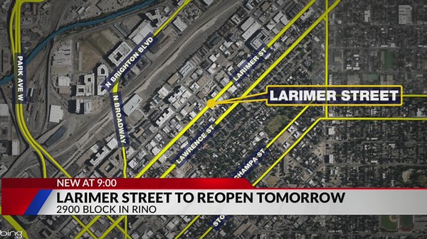 Nearly 5 years later, one block of Larimer Street in RiNo will reopen fully to traffic