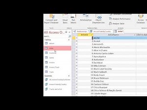 1 Intro to Using VBA to import data from MS Access into Excel