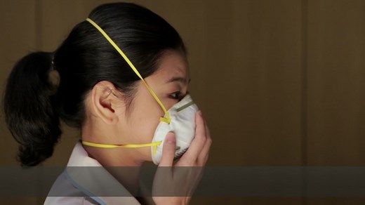 正确佩戴N95口罩的六个步骤