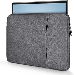 18.5 Inch Portable Monitor Case Compatible with Most Large 18/18.5 Inch Portable Monitor Pouch Sleeve Bag with Pocket, Space Grey(17.5x11.8 Inch)
