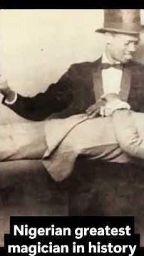 Nigeria’s most legendary magician! #historyofislam #facts #world