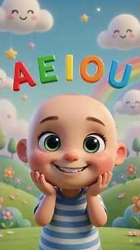 Learn Vowels Fast! 🍎 A-E-I-O-U Song for Toddlers | 3D Nursery Rhyme