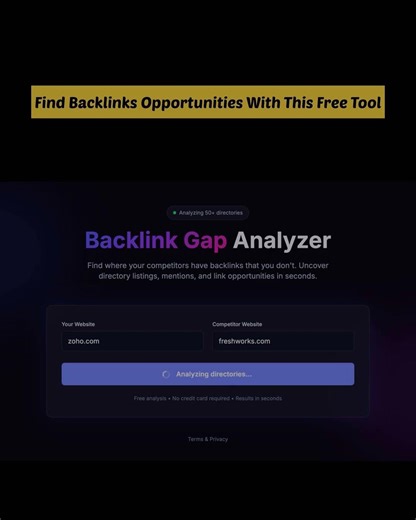 Find Backlinks Using This Free Tool #seobacklinks #freeseotools