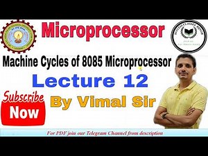 Machine cycle of 8085 microprocessor #8085 #microprocessor #aktu #8086 #machinecycle