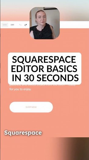 Squarespace Website Design Basics (30 Second Tutorial)