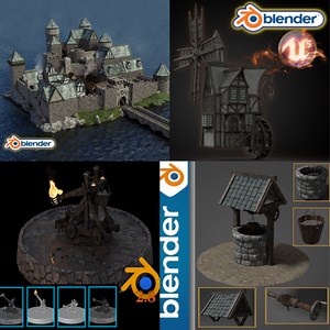 ArtStation - Medieval Europe 3D Modelling Course Bundle | Blender & UE5