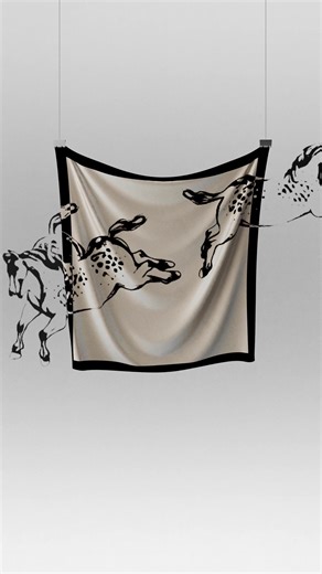 The COS limited-edition scarf celebrates the Year of the Horse