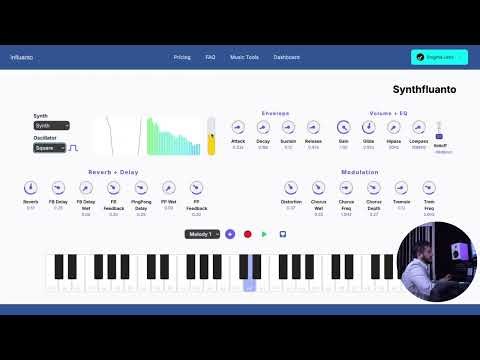 I made a FREE Online Synth! | Influanto, the All in One Marketing Tool for Artists and Musicians