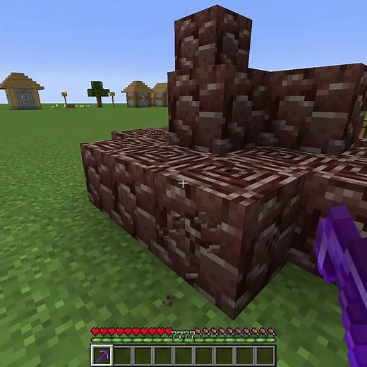 Cursed OP Netherite Pickaxe in Minecraft