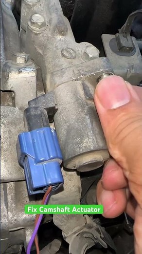 How to fix camshaft actuator timing solenoid #automobile