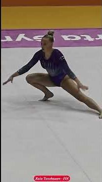 🌐 Kaia Tanskanen from Finland 🇫🇮 Floor Exercise | All-Around Final 2025 FIG AGWC Jakarta, Indonesia
