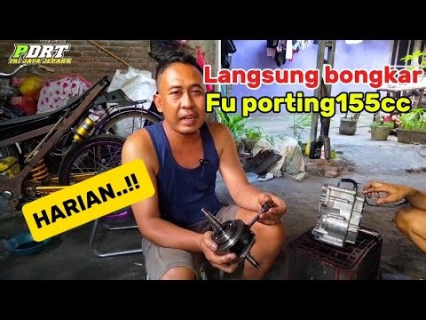 Datang lagi🔥Fu porting155cc harian racing..!!