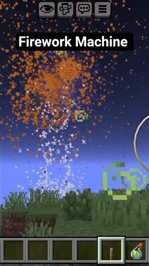 Amazing Firework Machine In Minecraft #youtube #gaming #minecraft #youtubeshorts