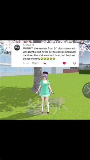 "MOMMY. the teacher from 2-1 classroom said I was dumb a will never ge... | yanderesimulator