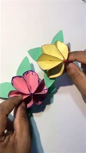 How to make a paper flower.