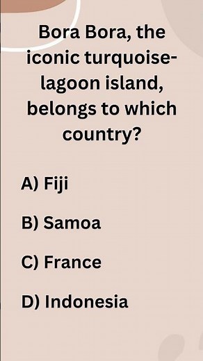 Where is Bora Bora?