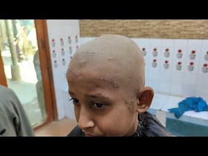 dandruff remove head shave tutorial zaibi barber shop