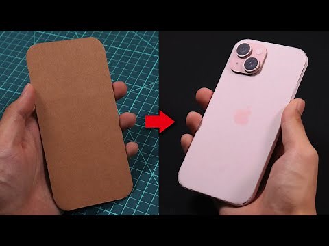박스로 아이폰 15 만들기 / Making an iPhone 15 out of cardboard