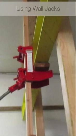 Lifting Steel Beam with Wall Jacks #overheadcrane #steel #jack