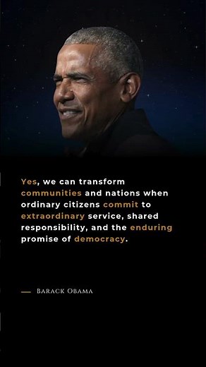 Barack Obama – Yes We Can | Inspiring Leadership Quote