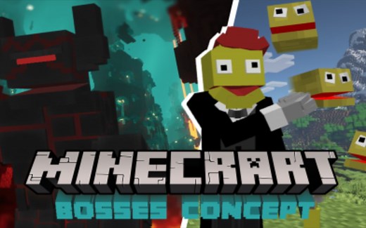 [Addon]我的世界基岩版Boss概念模组汉化版作者DKA工作室 汉化By菠萝君\u002F还在觉得原版的BOSS少吗？\u002F全新的两大BOSS！