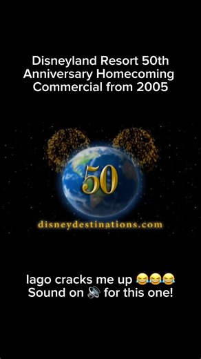Disney Mouse House on Instagram: "Disneyland Resort 50th Anniversary Homecoming Commercial from 2005. I love seeing all the different Disney characters in this! #disney #instadisney #disneyreels #disneyland #disneylandforever #disneyparks #disneyinsta #disneylifestyle #magickingdom #anniversary #celebration #mickeymouse"