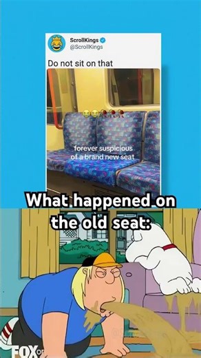 New train seat 🤮