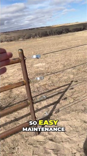 Easy Strainer Fence: Simple Maintenance #shorts