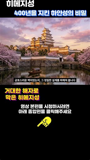 성 전체를 거대한 물길로 감싸 안은 히메지성 해자의 실체를 아시나요? #히메지성 #도쿠가와이에야스 #역사여행 #미로성곽 #천수각 #Himeji
