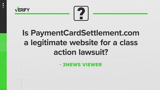 PaymentCardSettlement.com is legitimate class action lawsuit settlement website