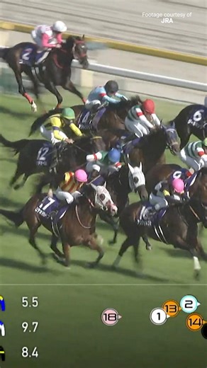 Damien Lane, take a bow! He rides RODEO DRIVE ロデオドライブ home to claim the G1 NHK Mile Cup 🏆 #ロデオドライブ