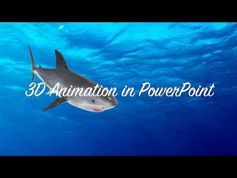 8. How to create 3D Moving Shark Animation Video in PowerPoint - Easy Step by Step Method