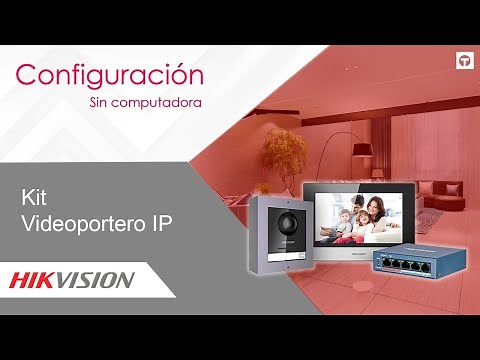 Setting up the Hikvision IP video intercom kit (without a computer)